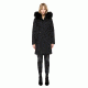 Mackage Enia Mid Length Winter Down Coat With Fur - Womens, Black, Extra Small ENIA-BLACK-XS