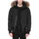 Mackage Florian Winter Down Bomber Jacket With Fur - Mens, Black, 46, FLORIAN-BLACK-46