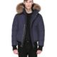 Mackage Florian Winter Down Bomber Jacket With Fur - Mens