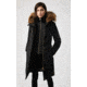 Mackage Harlowe Down Coat - Womens, Black / Natural Fur, Extra Small, Harlowe-R-Black-XS