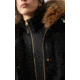 Mackage Harlowe Down Coat - Womens, Black / Natural Fur, Extra Small, Harlowe-R-Black-XS