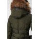Mackage Kay Down Coat - Womens, Army / Natural Fur, Large, Kay-R-Army-L