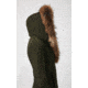 Mackage Kay Down Coat - Womens, Army / Natural Fur, Large, Kay-R-Army-L