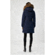 Mackage Kay Down Coat - Womens, Navy / Natural Fur, Large, Kay-R-Navy-L