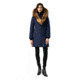 Mackage Kay Down Coat - Womens, Navy / Natural Fur, Large, Kay-R-Navy-L