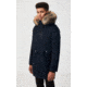 Mackage Moritz Fur-Trim Parka - Mens, Navy / Natural Fur, 44, Moritz-DR-Navy-44