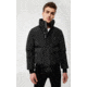 Mackage Nathan Down Bomber Jacket - Mens, Black / Natural Fur, 36, Nathan-F-Black-36
