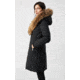 Mackage Trish Mid-Length Down Coat - Womens, Black / Natural Fur, Medium, Trish-R-Black-M
