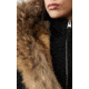 Mackage Trish Mid-Length Down Coat - Womens, Black / Natural Fur, Medium, Trish-R-Black-M