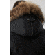 Mackage Trish Mid-Length Down Coat - Womens, Black / Natural Fur, Medium, Trish-R-Black-M