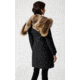 Mackage Trish Mid-Length Down Coat - Womens, Black / Natural Fur, Medium, Trish-R-Black-M