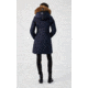 Mackage Trish Mid-Length Down Coat - Womens, Navy / Natural Fur, Small, Trish-R-Navy-S