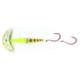 Macks Lure Double Whammy Kokanee Pro Spinner Rig, 2 Number 4 Hooks, 48in Leader, Gold Sparkle Smile Blade/Flo Chartreuse/Gold Bead, 22108
