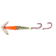 Macks Lure Double Whammy Kokanee Pro Spinner Rig, 2 Number 4 Hooks 48in Leader, Org Silver Tiger Smile Blade/Glow White/Flo OrgBead, 22105