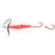 Macks Lure Double Whammy Kokanee Pro Spinner Rig, 2 Number 4 Hooks, 48in Leader, Silver Sparkle Smile Blade/Flo Orange Bead, 22106