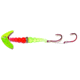Macks Lure Double Whammy Kokanee Pro Spinner Rig, 2 Number 6 Hooks, 48in Leader, Chartreuse Scale Smile Blade/Flo Orange/Flo Chartreuse Bead, 22202