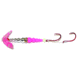 Macks Lure Double Whammy Kokanee Pro Spinner Rig, 2 Number 6 Hooks, 48in Leader, Hot Pink Silver Tiger Smile Blade/Chrome/Hot Pink Bead, 22200