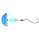 Macks Lure Smile Blade Spindrift Walleye Spinner, Number 1 Hook 72in Leader, Blue Silver Tiger Smile Blade/White Blue Scale Pill, 63356