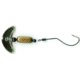 Macks Lure Smile Blade Spindrift Walleye Spinner, Number 1 Hook 72in Leader, Gold Mirror Black Scale Smile Blade/Gold Black Scale Pill, 63355