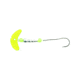 Macks Lure Smile Blade Super Slow Death Rig, Number 1 Hook, Chartreuse Scale Smile Blade/Silver TapeRed Bead/Flo Chartreuse Bead, 63327
