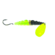 Macks Lure Wedding Ring Classic Original Spinner, Number 10 Hook 48in Leader, Chartreuse Blade/Black/Flo Chartreuse Bead, 9245