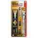 Mag Instrument 2 Cell AA Mini Maglite LED Flashlight, Holster Pack, Silver - SP2210H