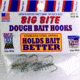 Magic Bait Big Bite Dough Bait Hook, Treble, Bronze, Size 6, 3 Per Pack, 32-48