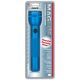 MagLite Standard 2 Cell D LED Flashlight, Blue, Blister Pack, S2D116