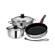 Magma Induction Non-Stick Cookware Set - 7 piece, nesting-non-stick-cookware-7-piece