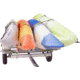 Malone Auto Racks EcoLight 4 Kayak Trailer Package, 1 Stacker, 4 Sets Foam Blocks, MPG586XL