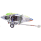 Malone Auto Racks EcoLight 4 Kayak Trailer Package, 1 Stacker, 4 Sets Foam Blocks, MPG586XL