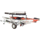 Malone Auto Racks Mega LowBed Trlr w/Tier, Spare, 2 Sets MegaWings, Cargo Box, 2 Rod Tubes, MPG550-LBM