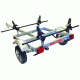 Malone Auto Racks XtraLight Single Kayak Package, Saddle Up Pro, MPG526G-S