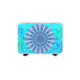 Mammoth Coolers Cruiser 20 Hard Cooler, Bohemian Blue Decal Wrapped, White, MC20W-NL-BBL-DW
