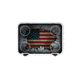 Mammoth Coolers Cruiser 20 Hard Cooler, USA Flag Decal Wrapped, White, MC20W-NL-FLAG-DW