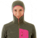 Mammut Aconcagua Light ML Hooded Jacket, Olive Melange-Pink, L, 1014-00700-40070-115