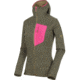 Mammut Aconcagua Light ML Hooded Jacket, Olive Melange-Pink, L, 1014-00700-40070-115