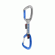 Mammut Crag Indicator Wire Express Set, Straight Gate/Wire Gate, Silver-Ultramarine, 10 cm, 2040-02190-32200-10