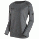 Mammut Crashiano Longsleeve T-Shirt - Women's-Graphite Melange/Black-X-Small