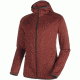 Mammut Go Far ML Hooded Jacket - Men's-Maroon Melange-Small