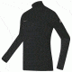Mammut Go Warm Zip Longsleeve - Mens-Black-Large