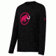 Mammut Logo Longsleeve - Men's-Onyx Melange-X-Large