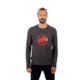 Mammut Logo Longsleeve - Mens, Phantom Melange, 3XL, 1041-07081-00158-118
