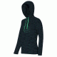Logo ML Hoody - Womens-Graphite Melange/Fiji-X-Small