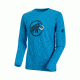 Mammut Mens Mammut Logo Longsleeve, Imperial Melange-Jay, XL, 1041-07081-50005-116