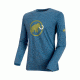 Mammut Mens Mammut Logo Longsleeve, Jay Melange-Aloe, L, 1041-07081-50014-115