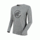 Mammut Mens Mammut Logo Longsleeve, Stone Grey Melange-Titanium, S, 1041-07081-00112-113