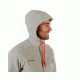 Mammut Mens Mammut Logo ML Hooded Jacket, Granit Melange-Dark Orange, Small, 1010-23270-0578-113