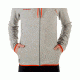 Mammut Mens Mammut Logo ML Hooded Jacket, Granit Melange-Dark Orange, Small, 1010-23270-0578-113