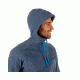 Mammut Mens Mammut Logo ML Hooded Jacket, Marine Melange-Imperial, Extra Large, 1010-23270-50029-116